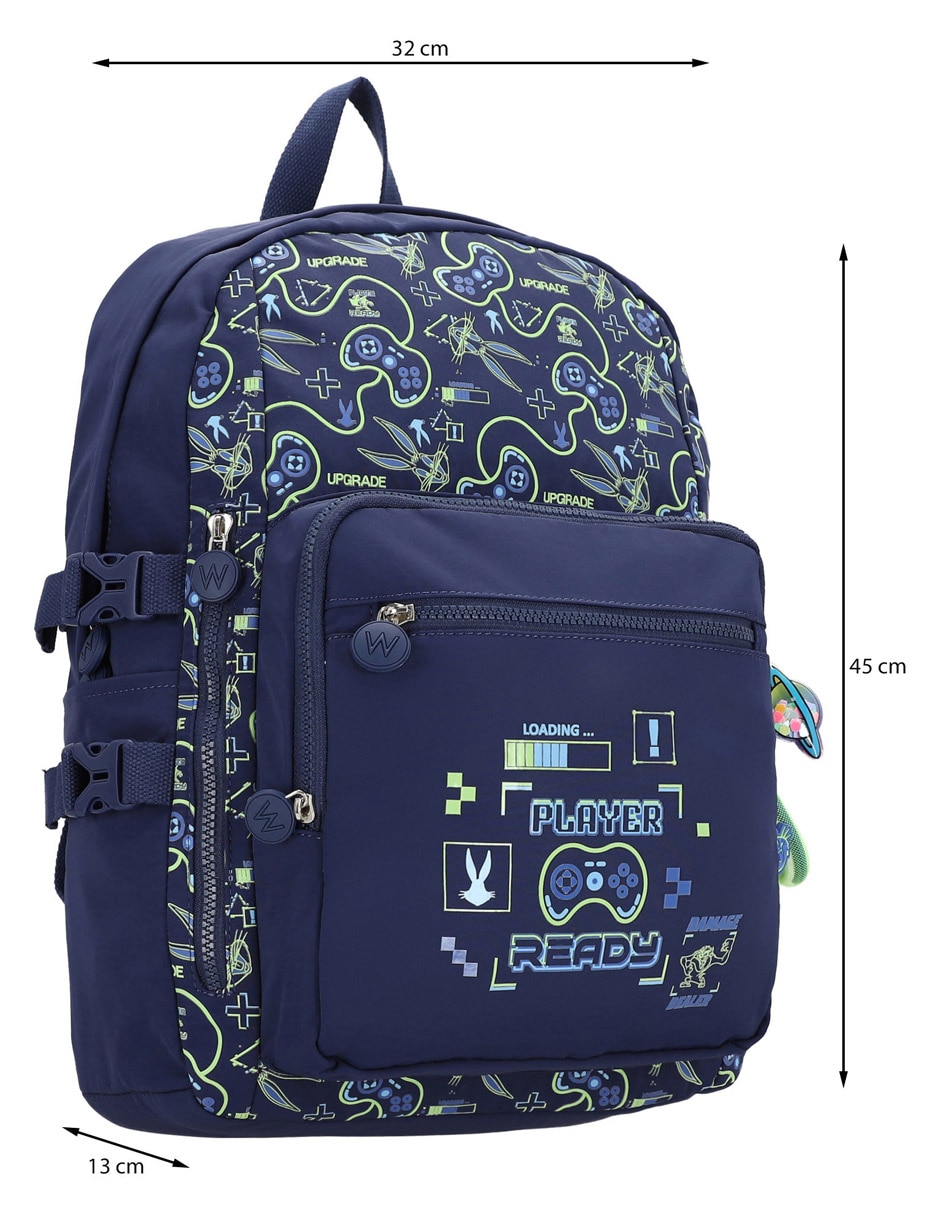 Mochila escolar Looney Tunes Tubasa para mujer 2