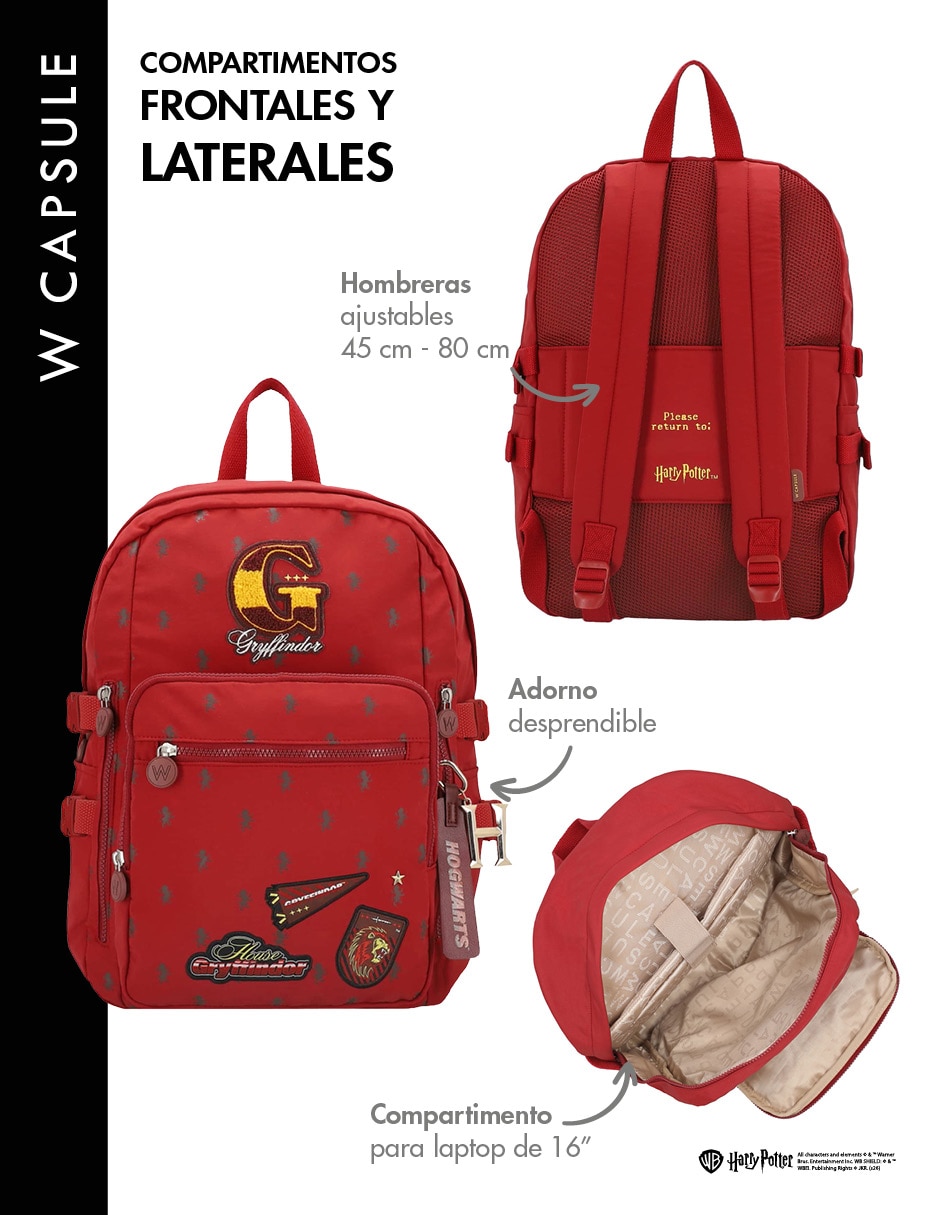 Mochila backpack harry potter desdemona para niña 4