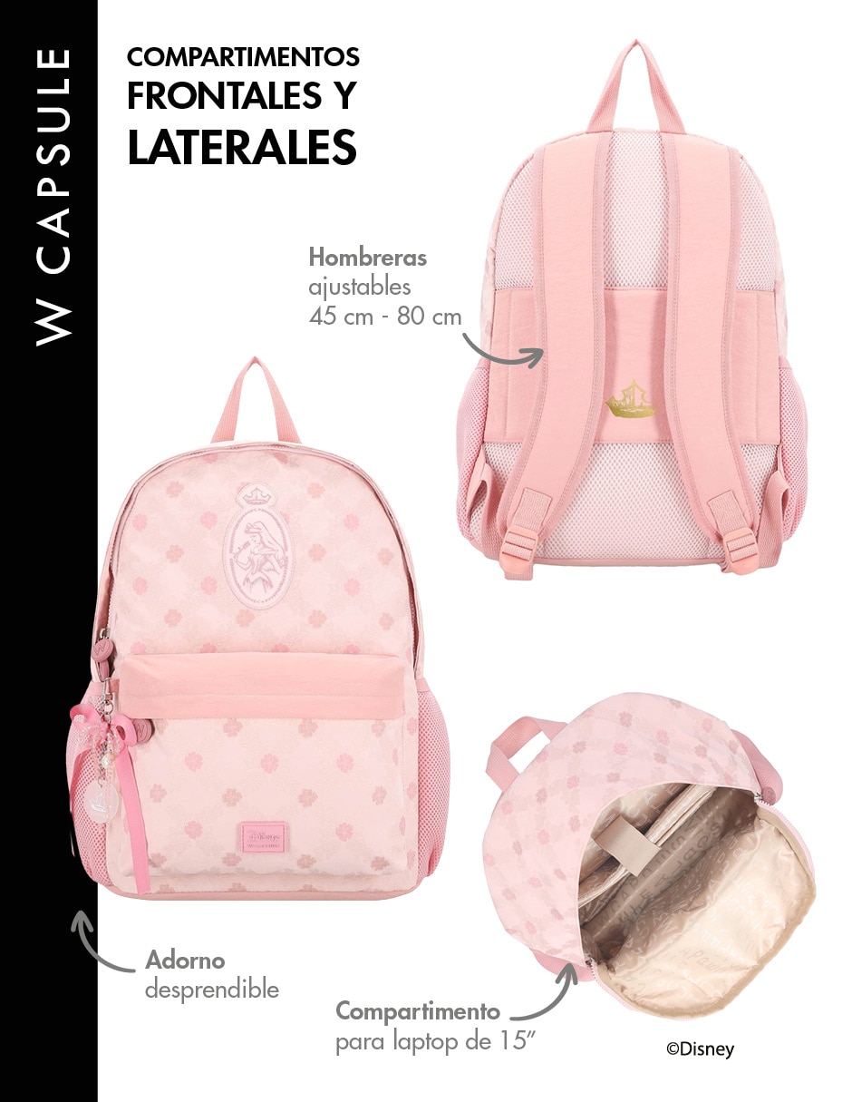 Mochila backpack princesas tanjirou para niña 2