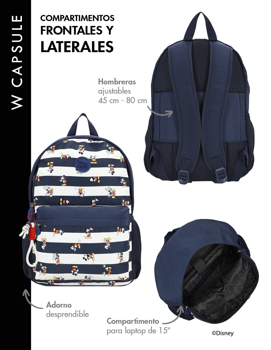 Mochila backpack mickey mouse inuyasha para niña 3