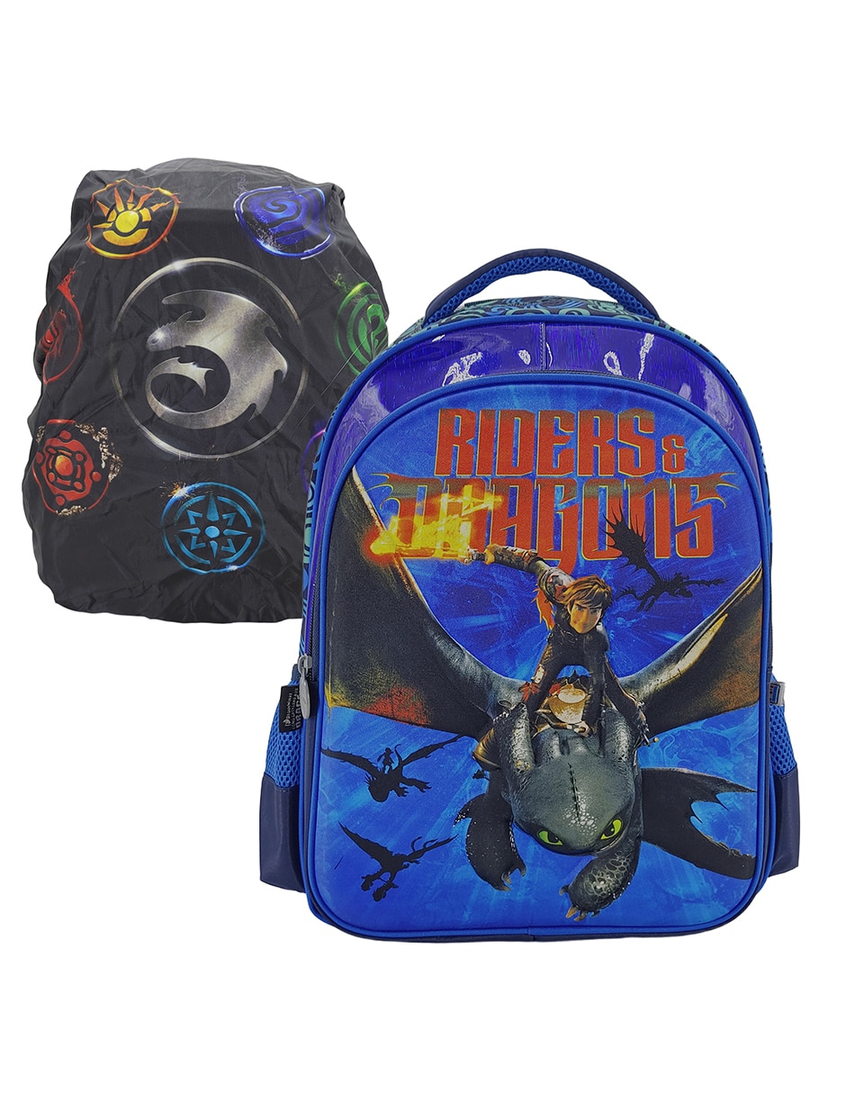 Mochila escolar cómo entrenar a tu dragón Fotorama riders and dragons impermeable unisex