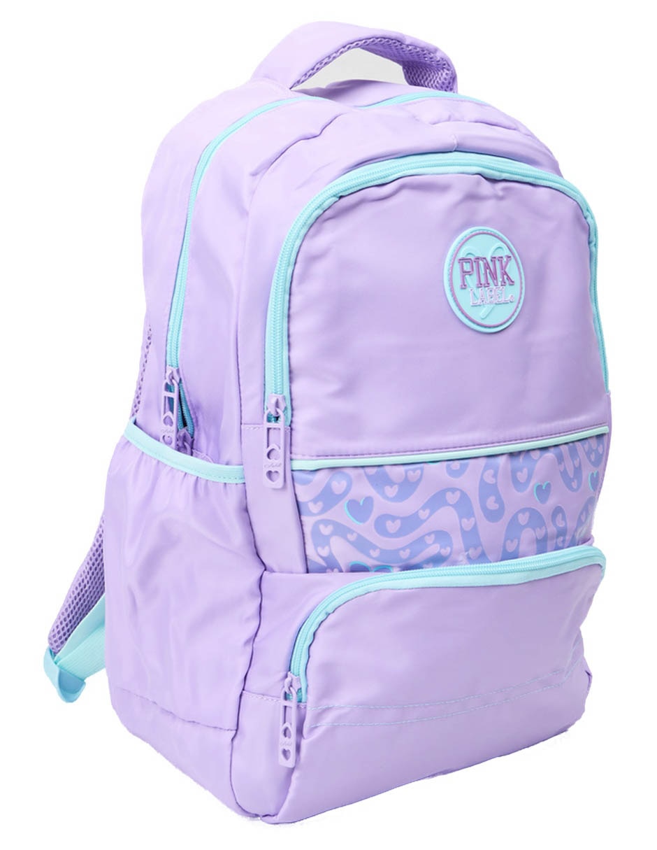 Mochila Escolar Pink Label Shine Sí Para Unisex