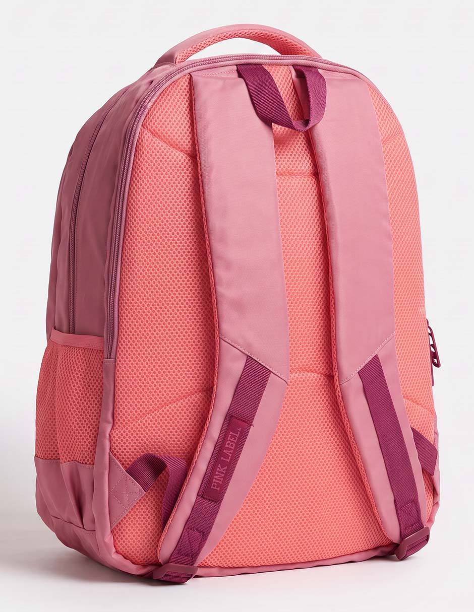Mochila escolar pink label shine unisex
