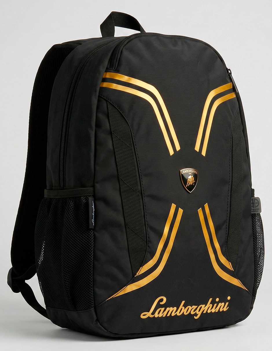 Mochila escolar lamborghini para niño