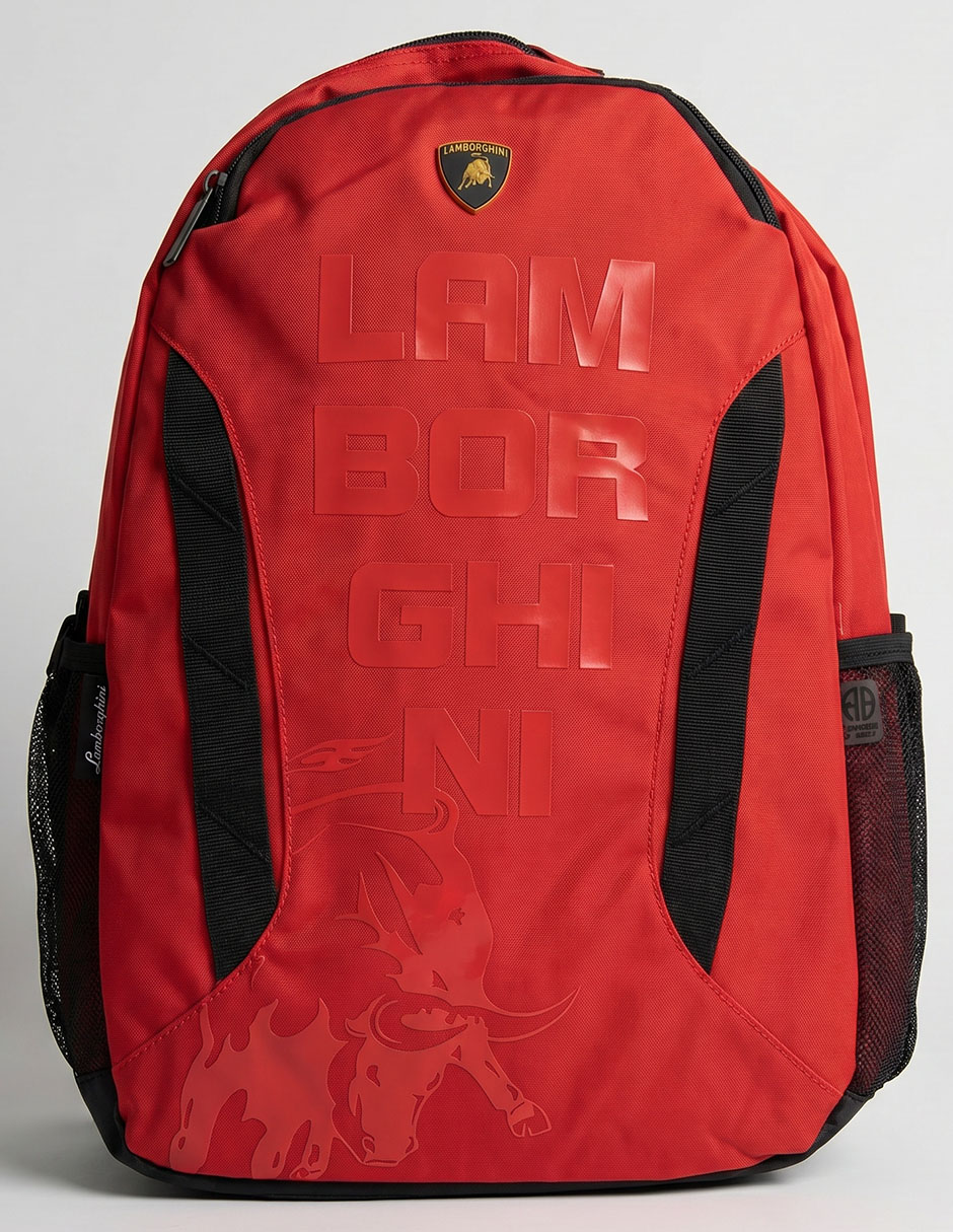 Mochila escolar lamborghini para niño 1
