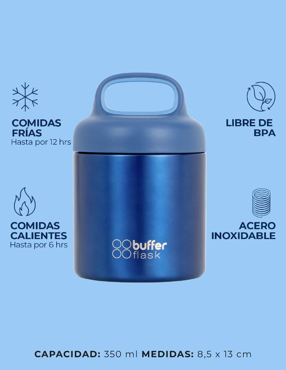 Termo de acero inoxidable con tapa rosca 350 ml 5