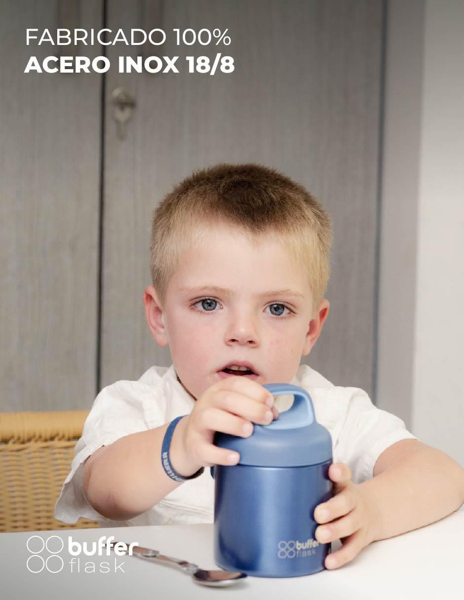 Termo de acero inoxidable con tapa rosca 350 ml
