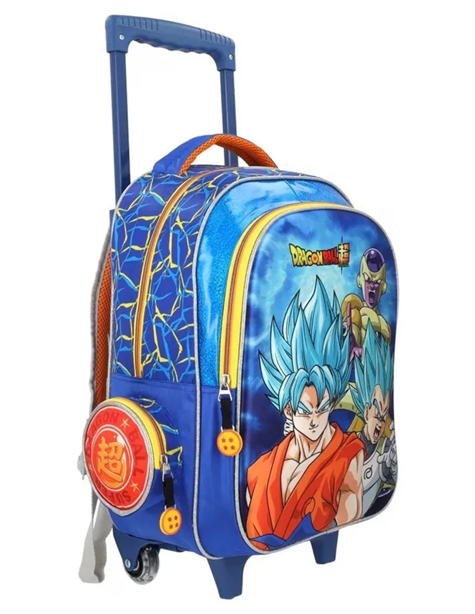 Mochila con ruedas escolar Dragon Ball Super para niño 2