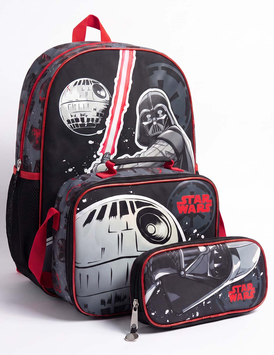 Set mochila escolar star wars keepack para hombre