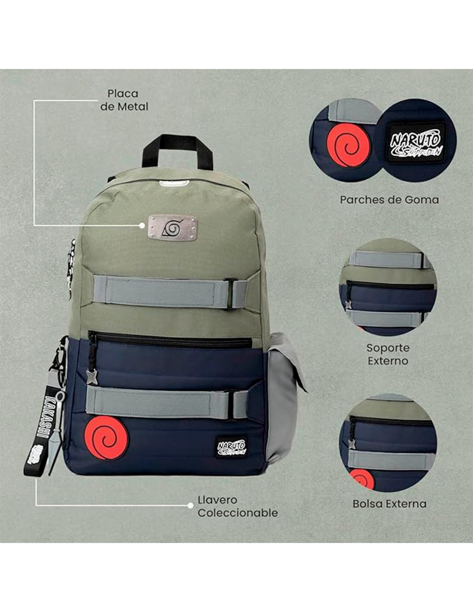 Mochila Escolar Naruto Shippuden Nts005 No Para Hombre 4