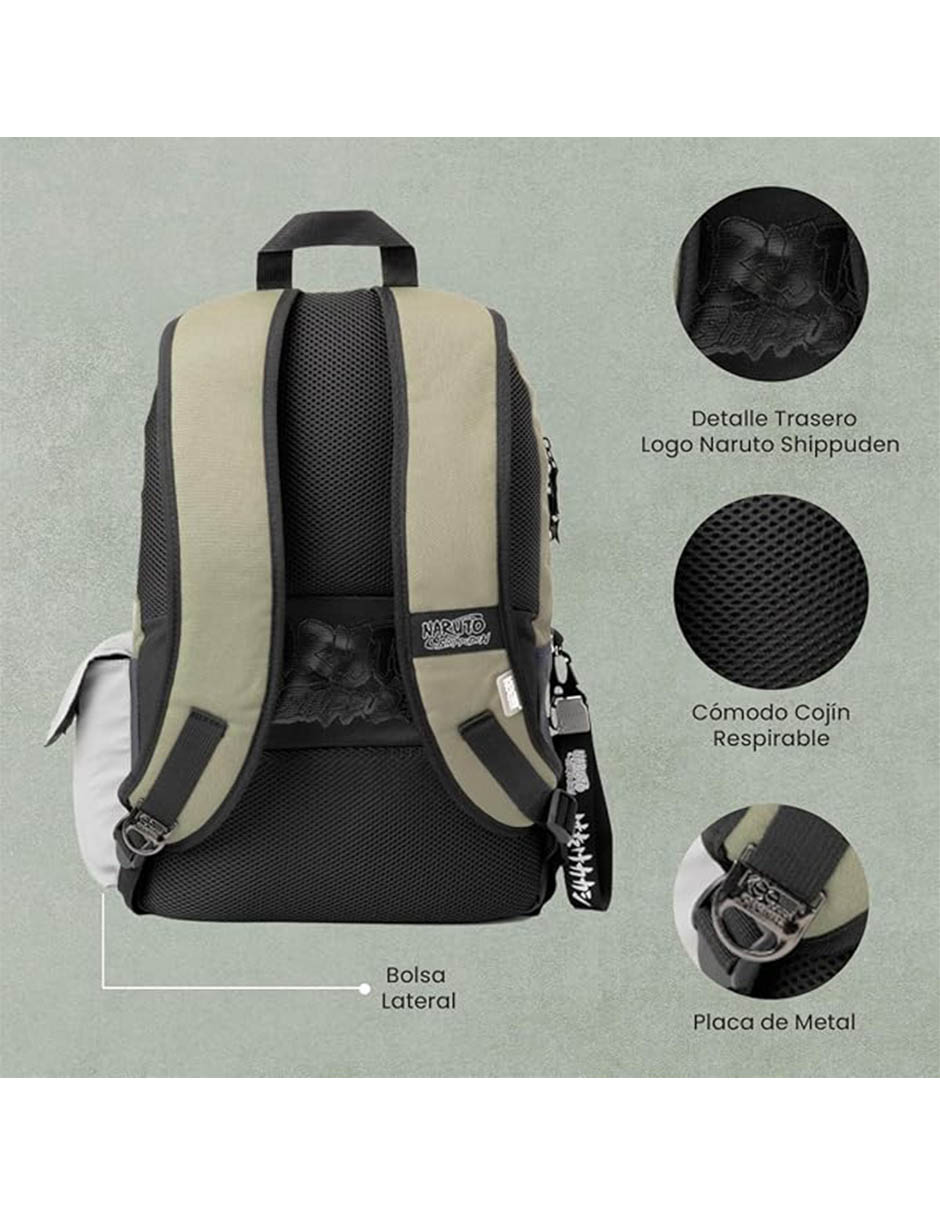 Mochila Escolar Naruto Shippuden Nts005 No Para Hombre 5