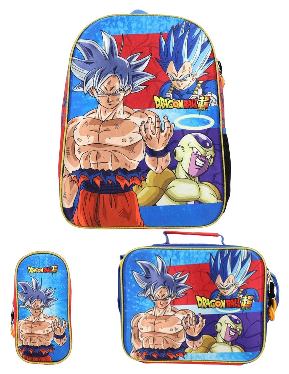 Set mochila escolar Dragon Ball Super para niño 1