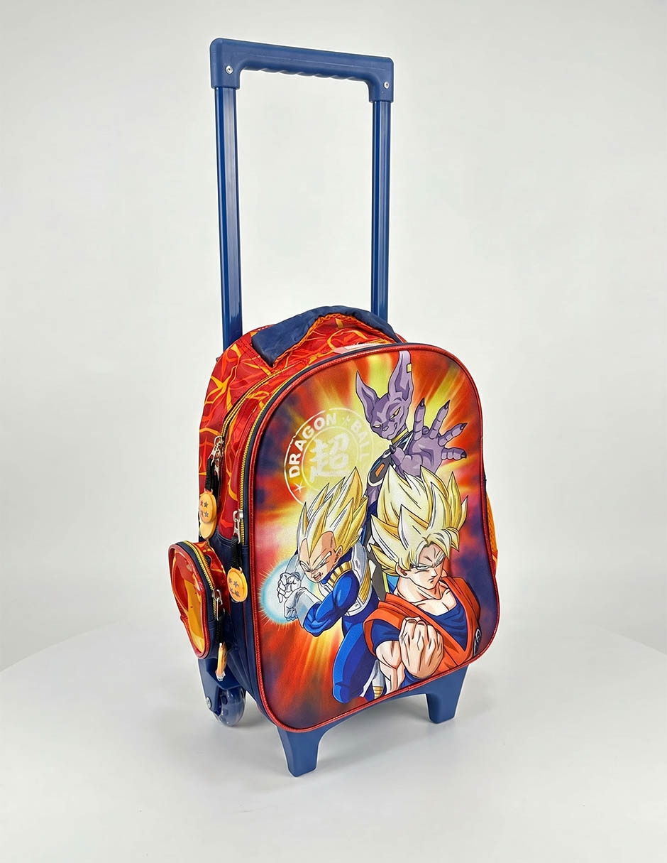 Mochila con ruedas escolar Dragon Ball para niño 1