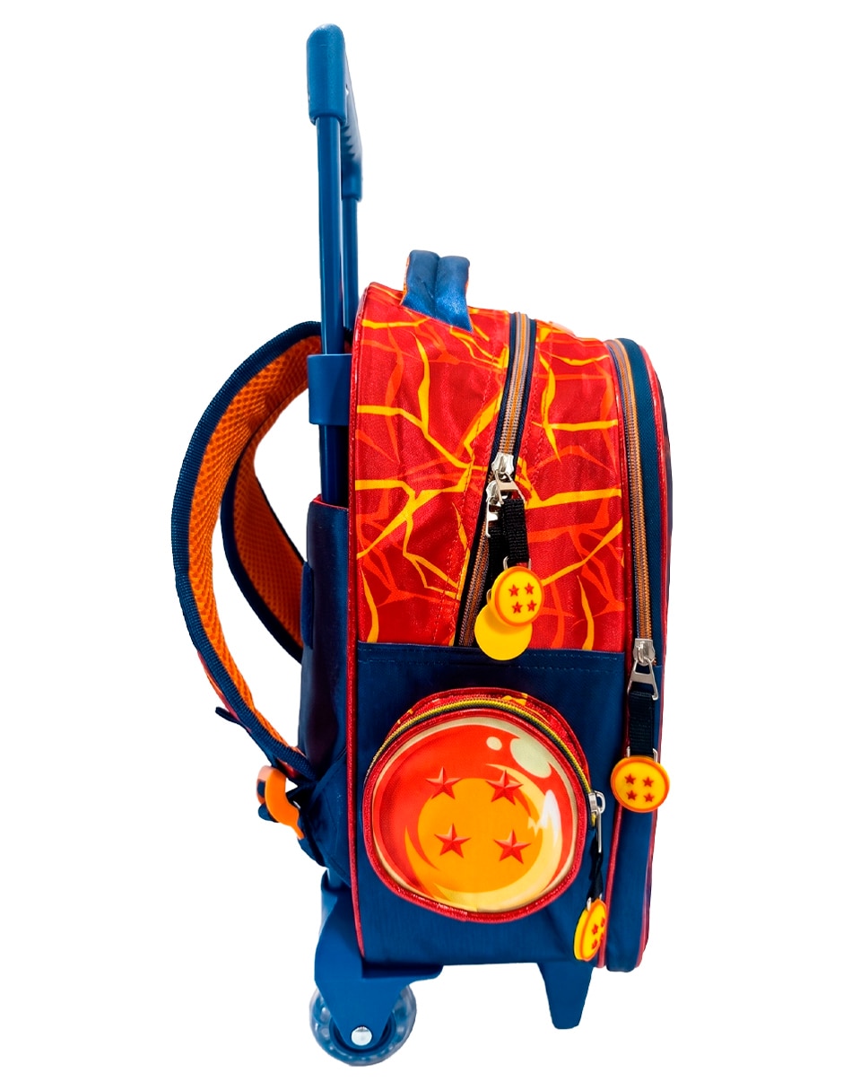 Mochila con ruedas escolar Dragon Ball para niño 4