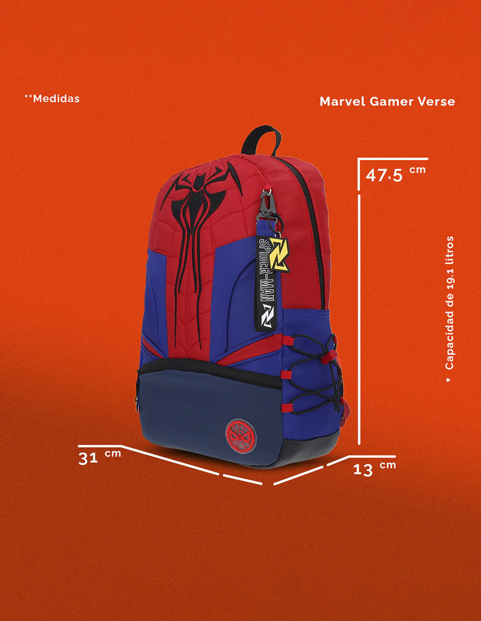 Mochila escolar Spider-Man para niño