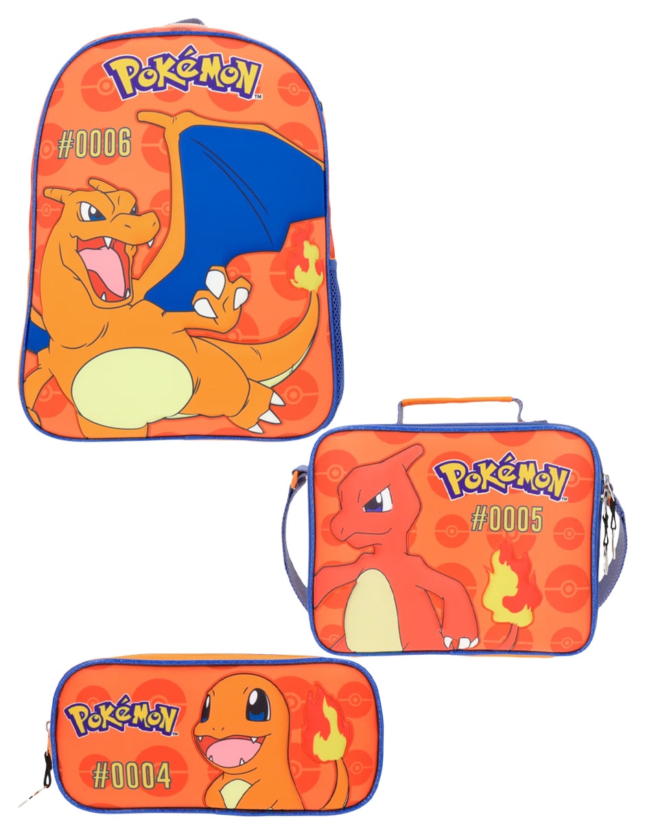 Set mochila escolar Pokemón para niño