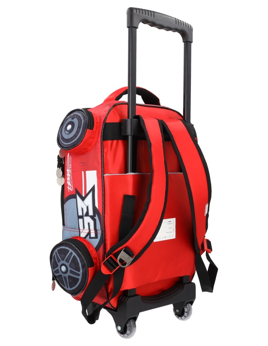 Mochila escolar Hot Wheels para niño 4