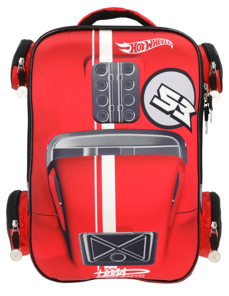 Mochila escolar Hot Wheels para niño 1
