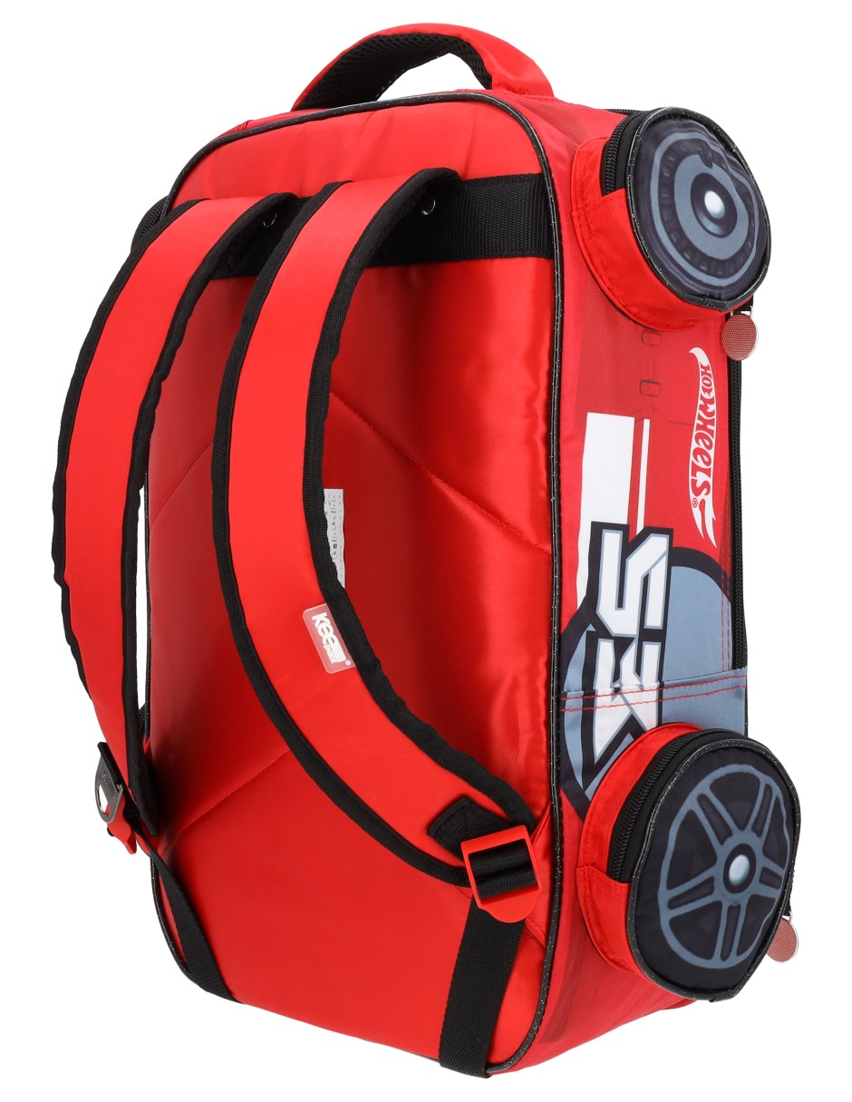Mochila escolar Hot Wheels para niño