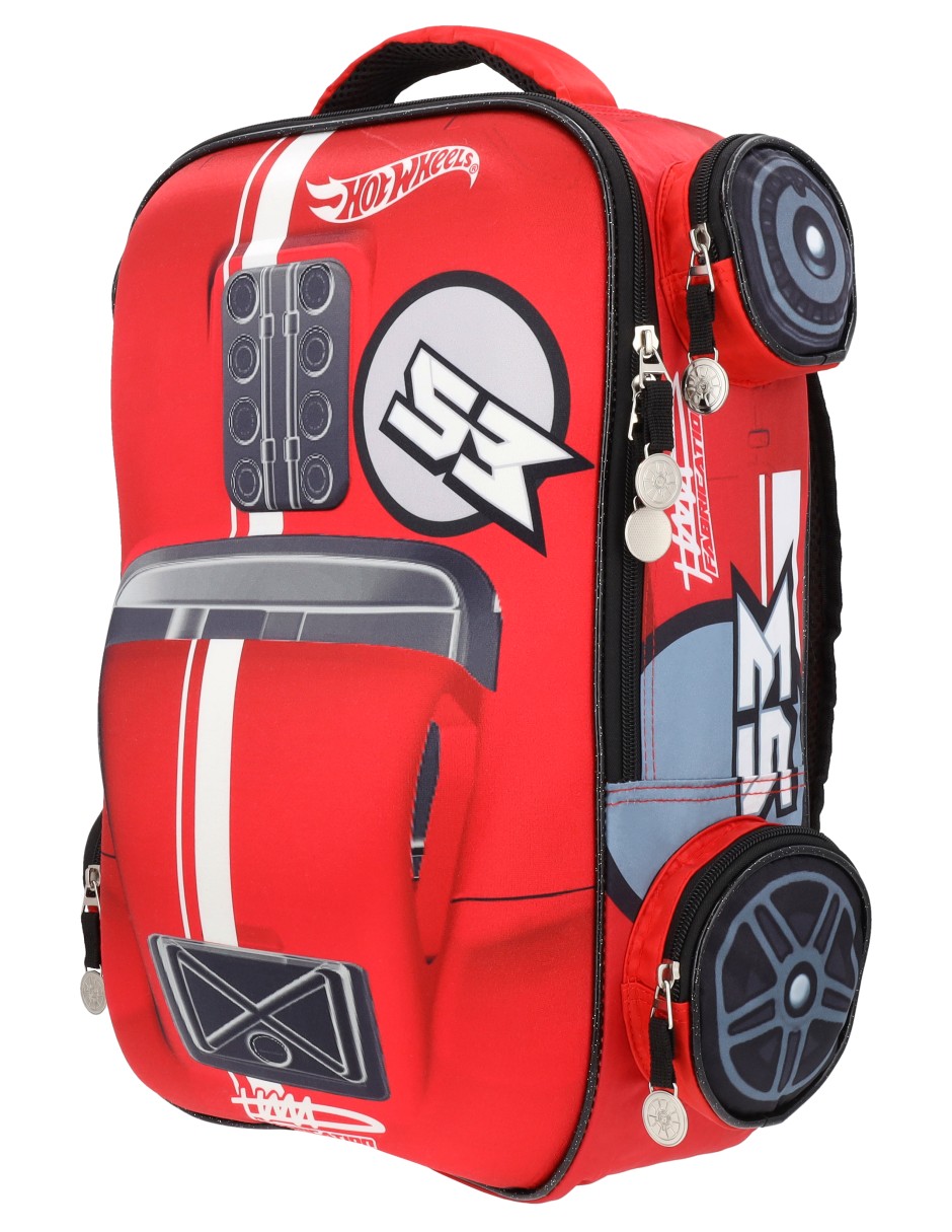 Mochila escolar Hot Wheels para niño 3