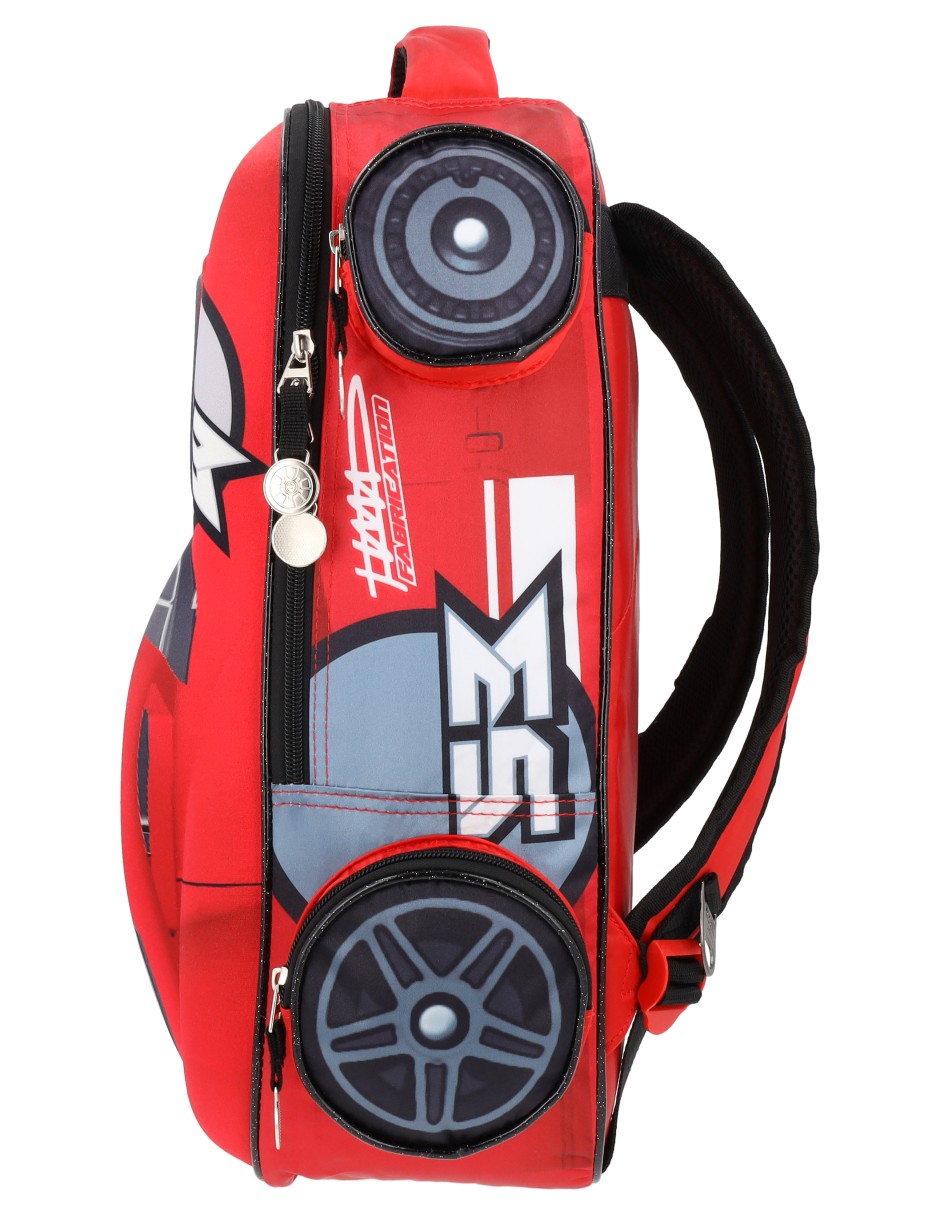 Mochila escolar Hot Wheels para niño 6