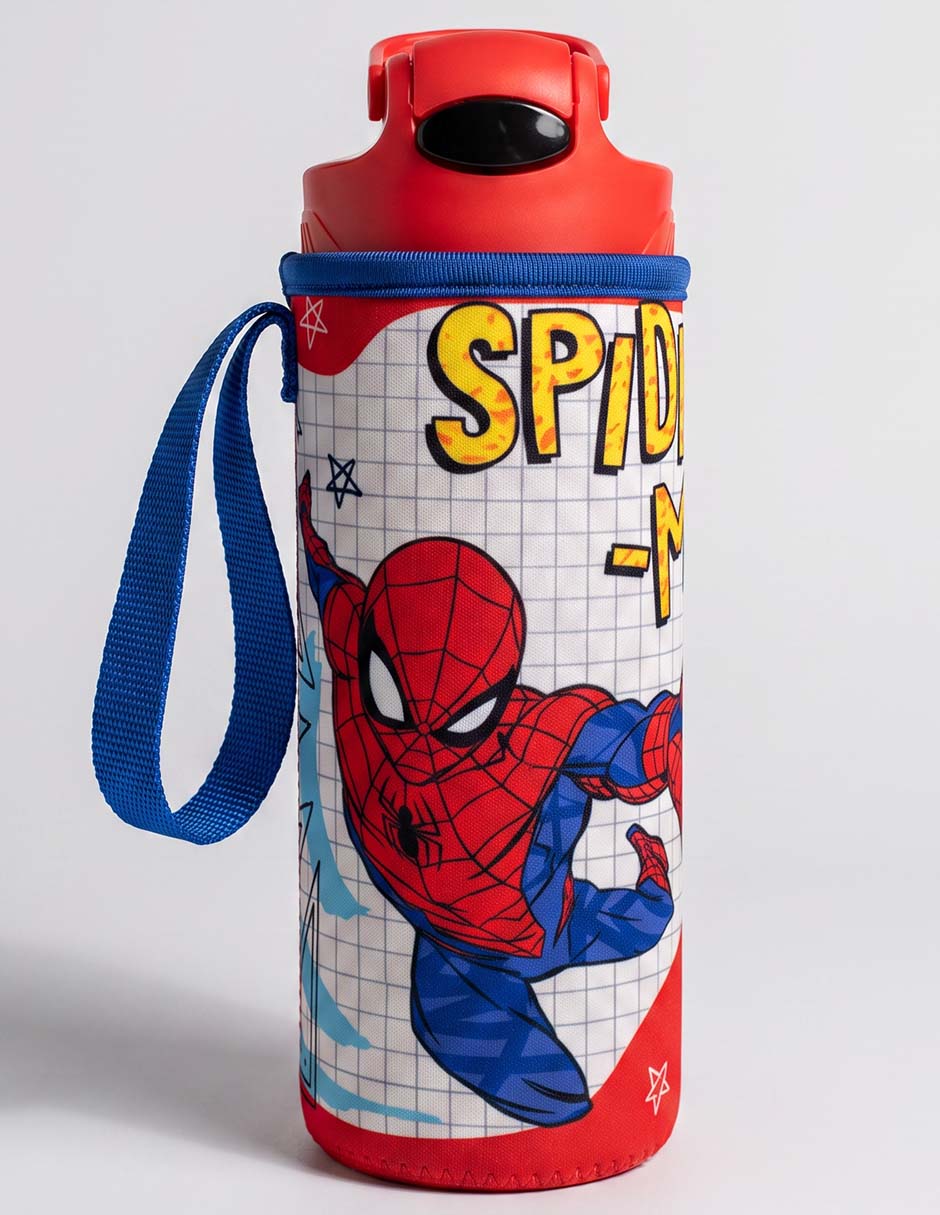 Botella de agua de plástico con tapa rosca 600 ml 1