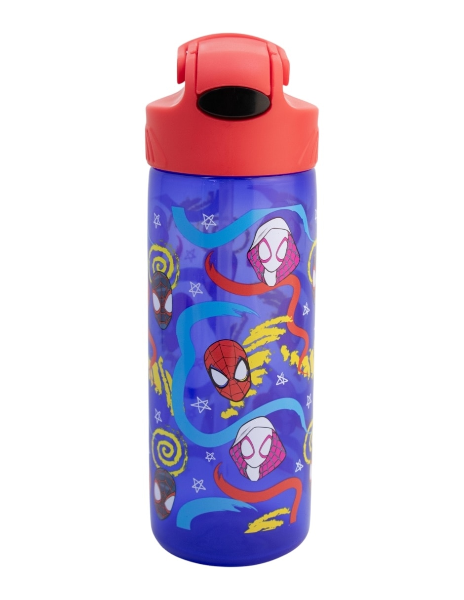 Botella de agua de plástico con tapa rosca 600 ml 4