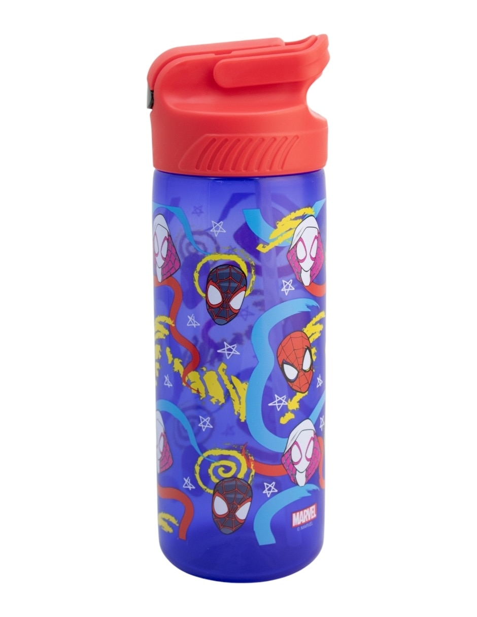 Botella de agua de plástico con tapa rosca 600 ml