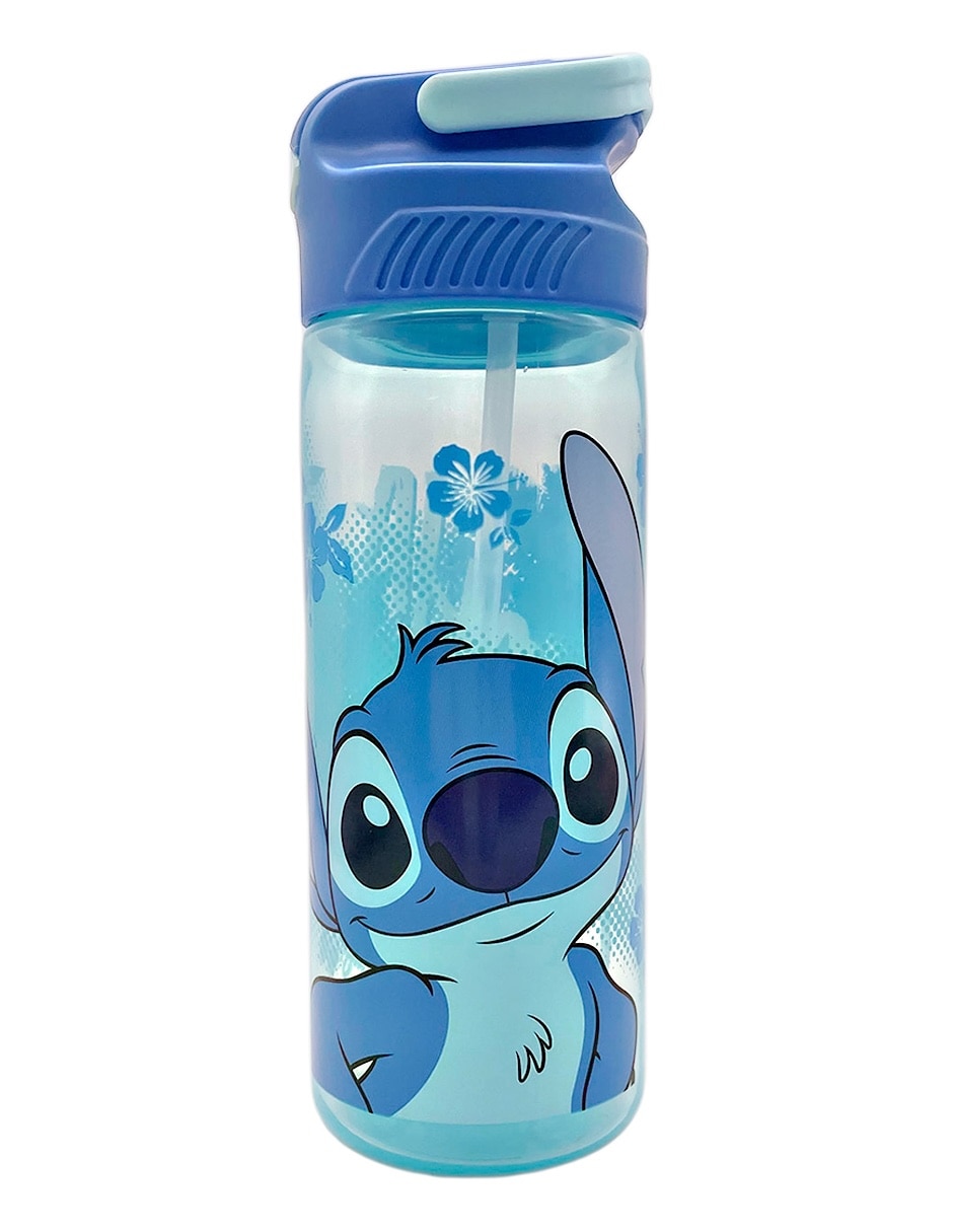 Botella de agua de plástico stitch con tapa rosca 600 ml Botella de agua de plástico stitch con tapa rosca 600 ml