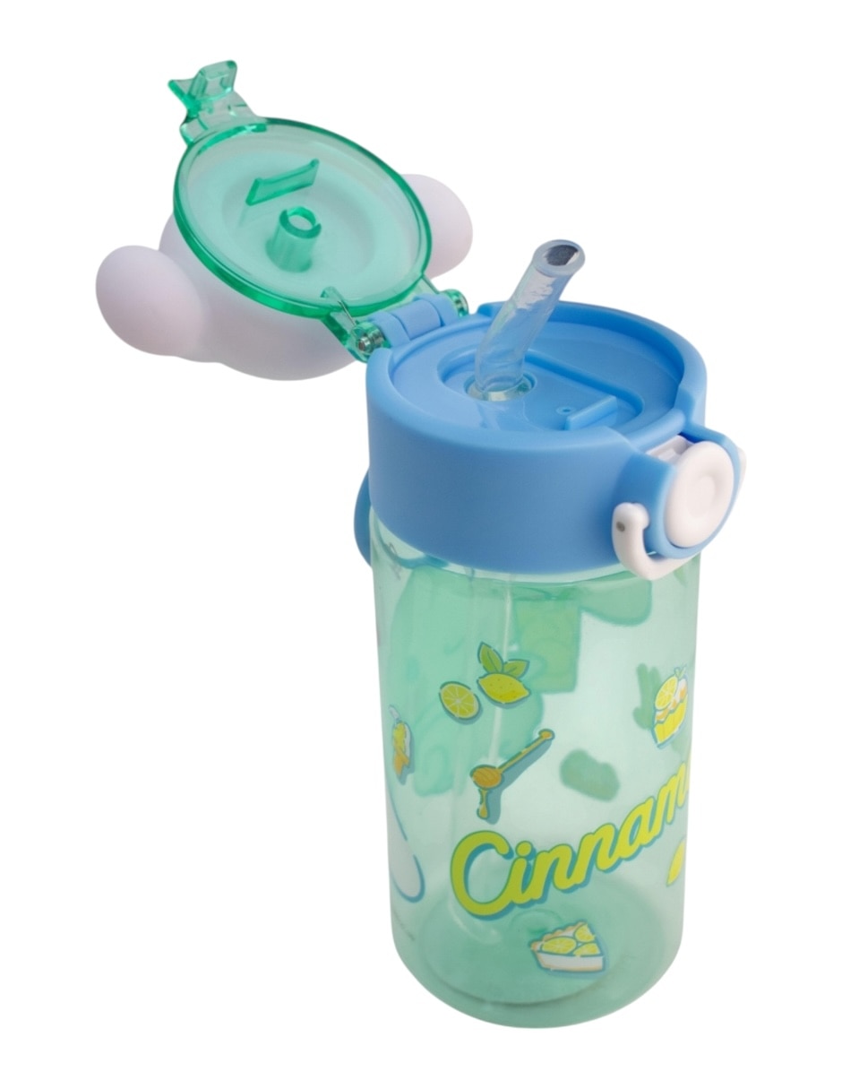Botella de agua 'de' plástico cinnamoroll 'con tapa' rosca 500 ml