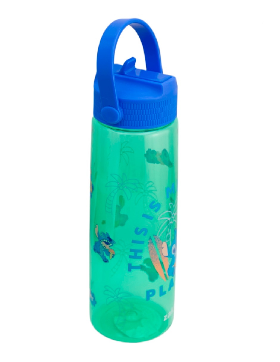 Botella de agua de Plástico Stitch con tapa Rosca 950 ml 4