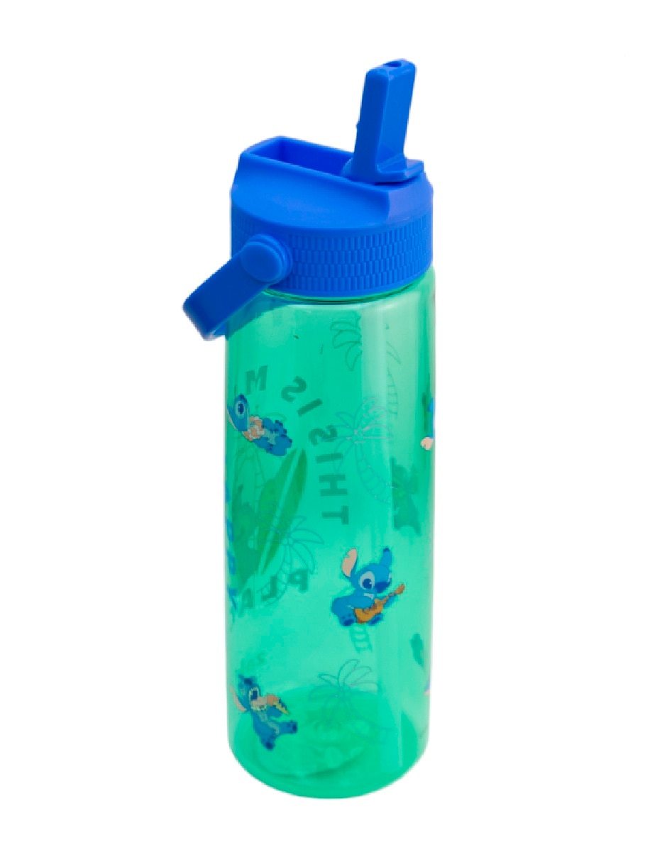 Botella de agua de Plástico Stitch con tapa Rosca 950 ml 2
