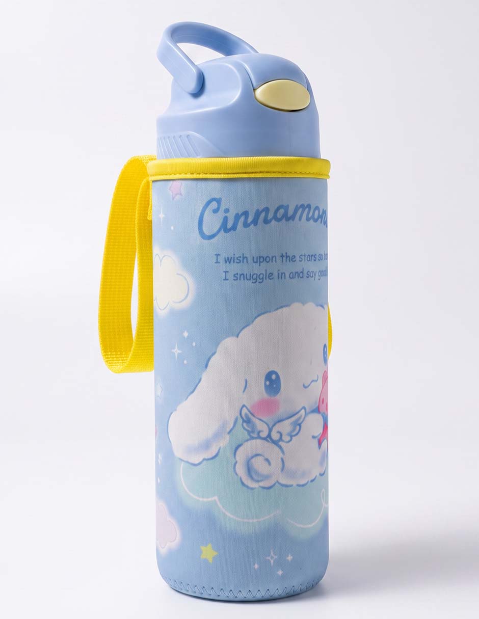 Botella de agua Regalos Siglo XXI Cinnamoroll con tapa push pull 600 ml