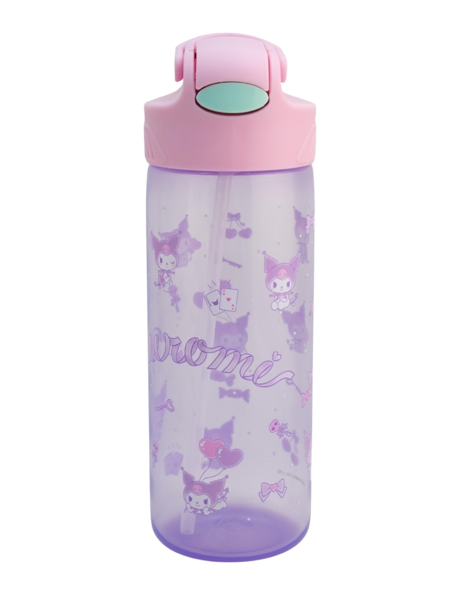 Botella de agua regalos siglo xxi de plástico kuromi con tapa rosca 600 ml
