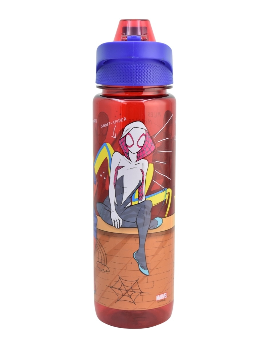 Botella de agua Spiderman con tapa rosca 1 L 4