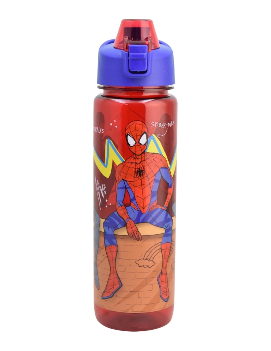 Botella de agua Spiderman con tapa rosca 1 L 3