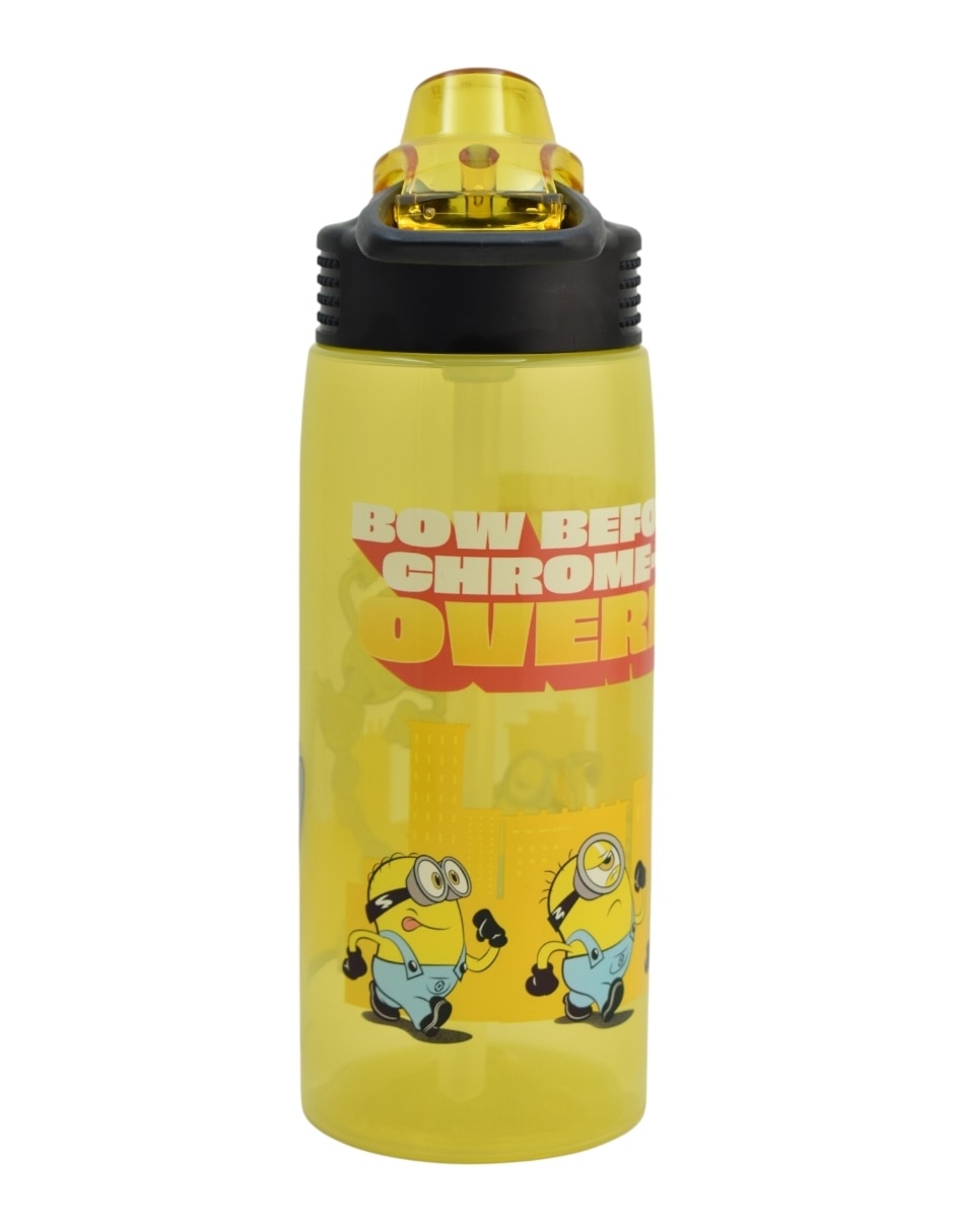 Botella de agua de plástico Minions con tapa rosca 730 ml 2