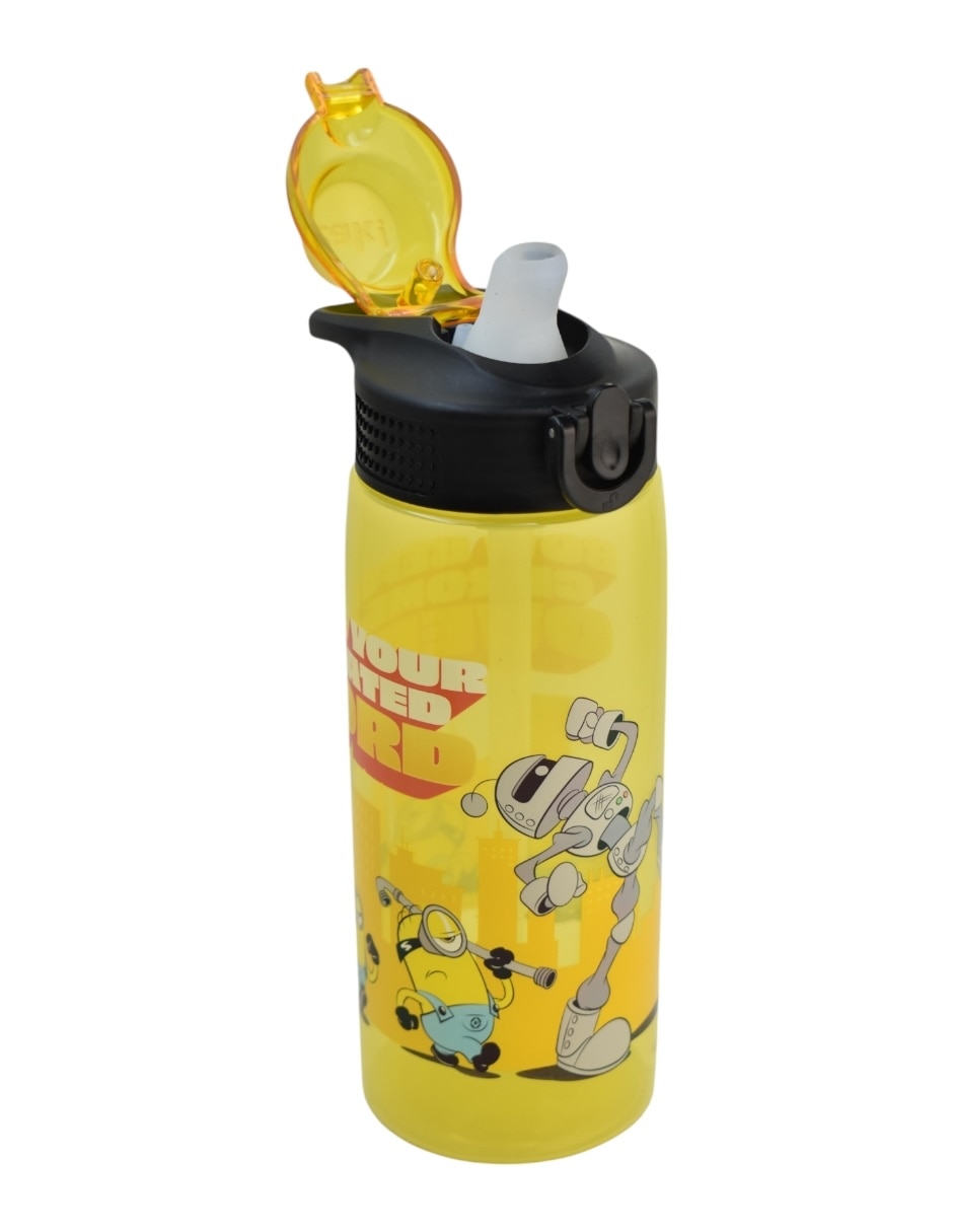 Botella de agua de plástico Minions con tapa rosca 730 ml Botella de agua de plástico Minions con tapa rosca 730 ml