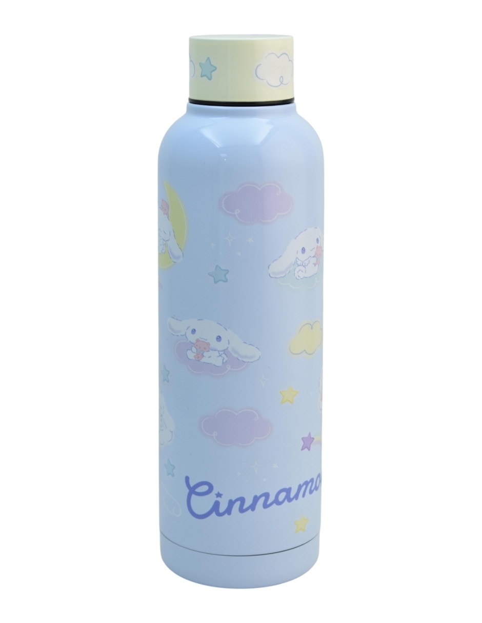 Termo de acero inoxidable Cinnamoroll con tapa rosca 1