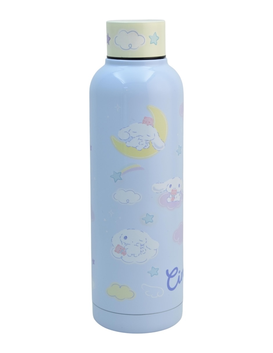 Termo de acero inoxidable Cinnamoroll con tapa rosca