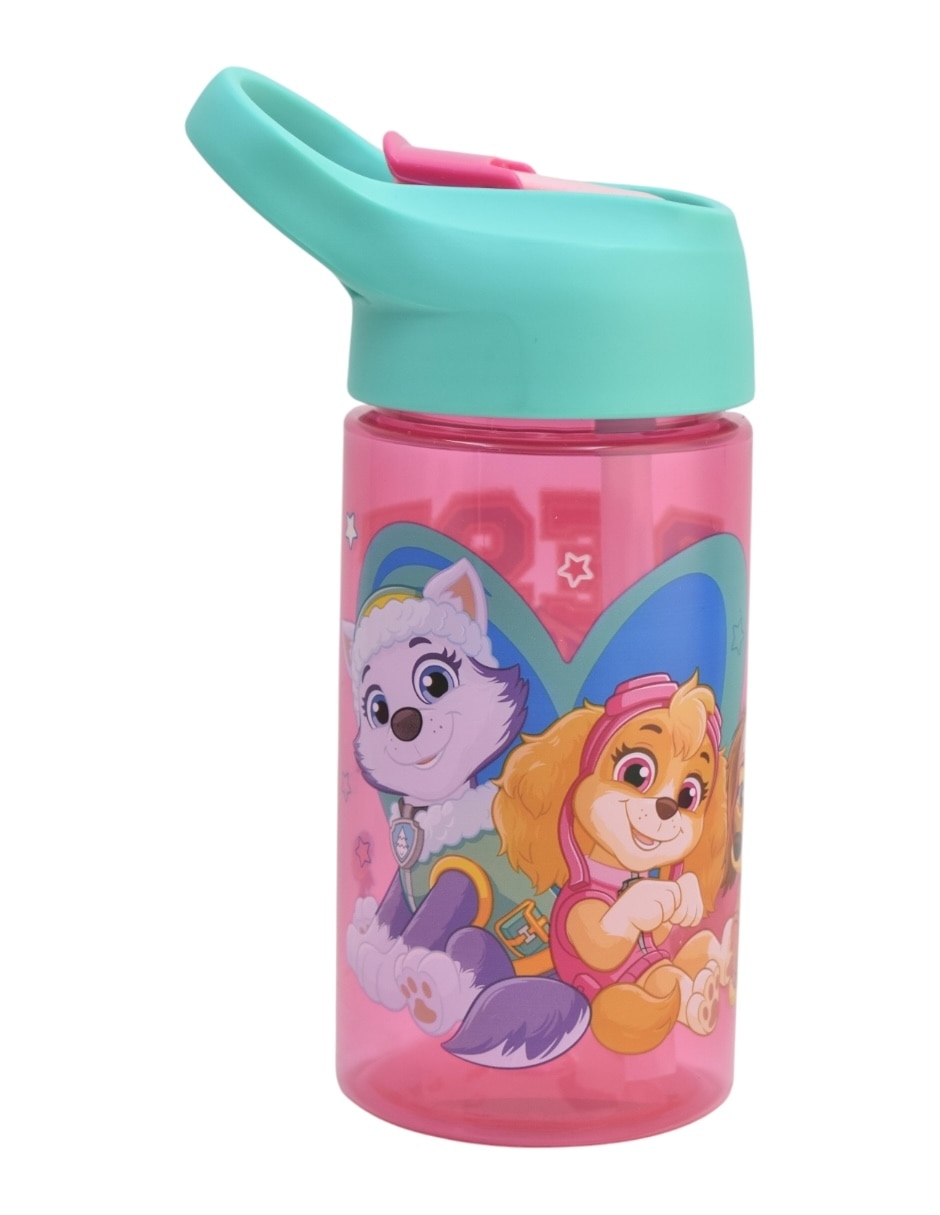 Botella de agua de plástico con tapa rosca 1