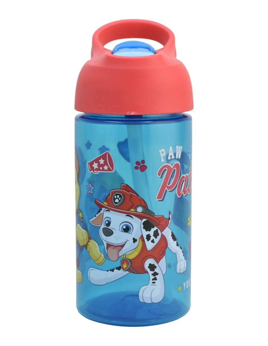 Botella de agua de plástico Paw patrol con tapa rosca Botella de agua de plástico Paw patrol con tapa rosca