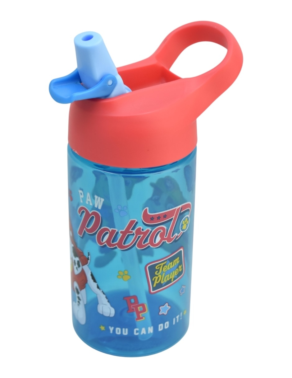 Botella de agua de plástico Paw patrol con tapa rosca 3