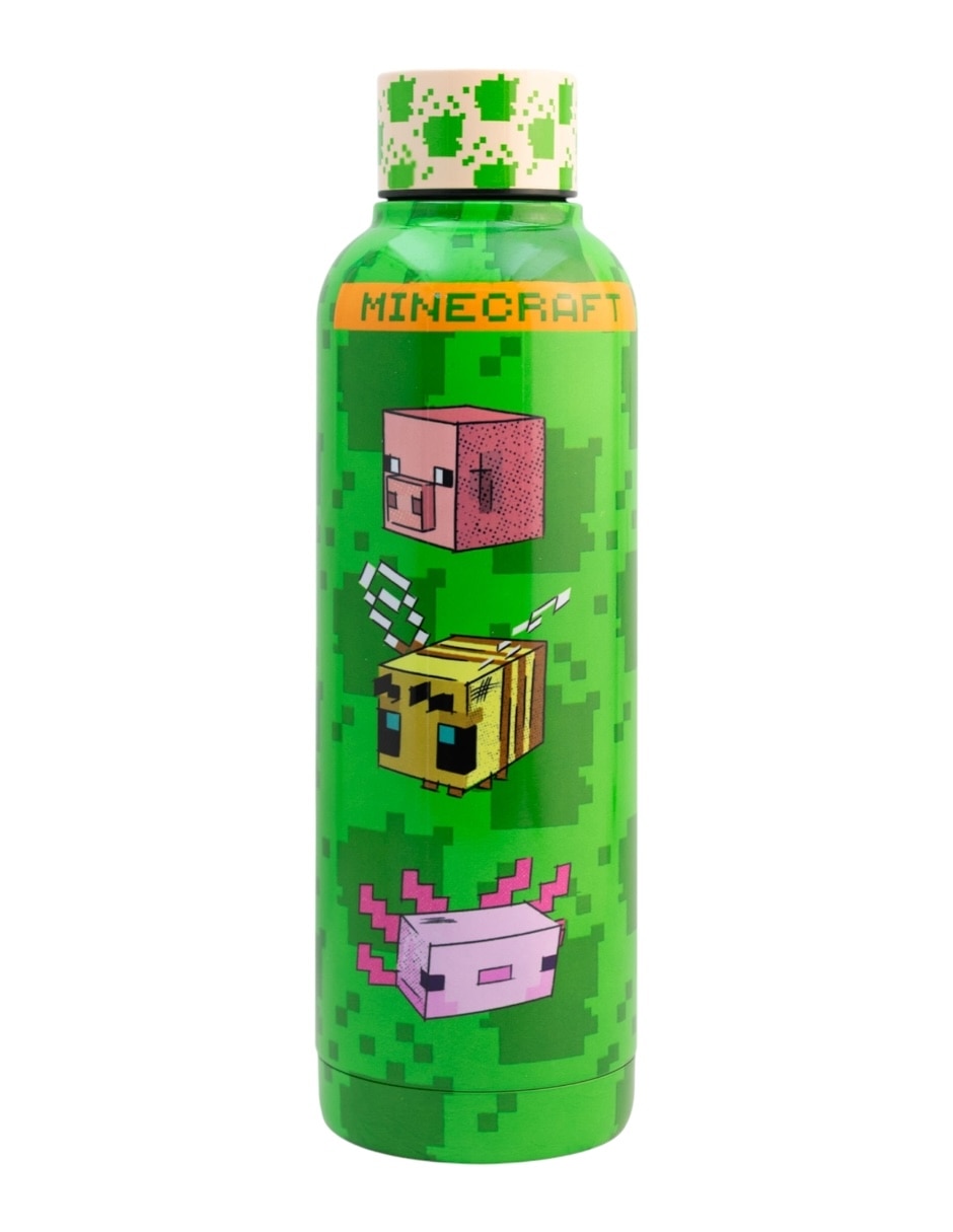 Botella de agua bloques regalos, verde 1