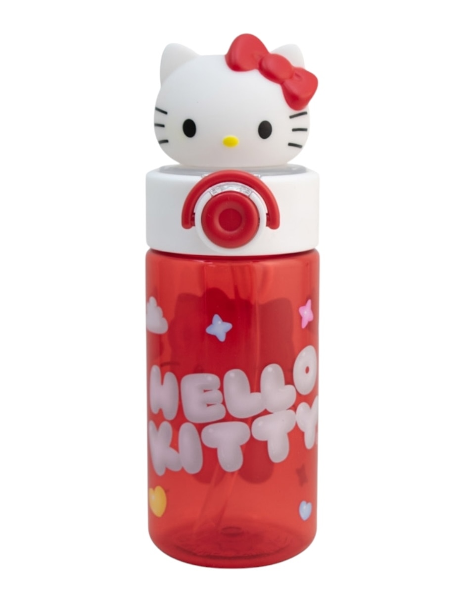 Botella de agua Hello Kitty con tapa rosca 500 ml Botella de agua Hello Kitty con tapa rosca 500 ml