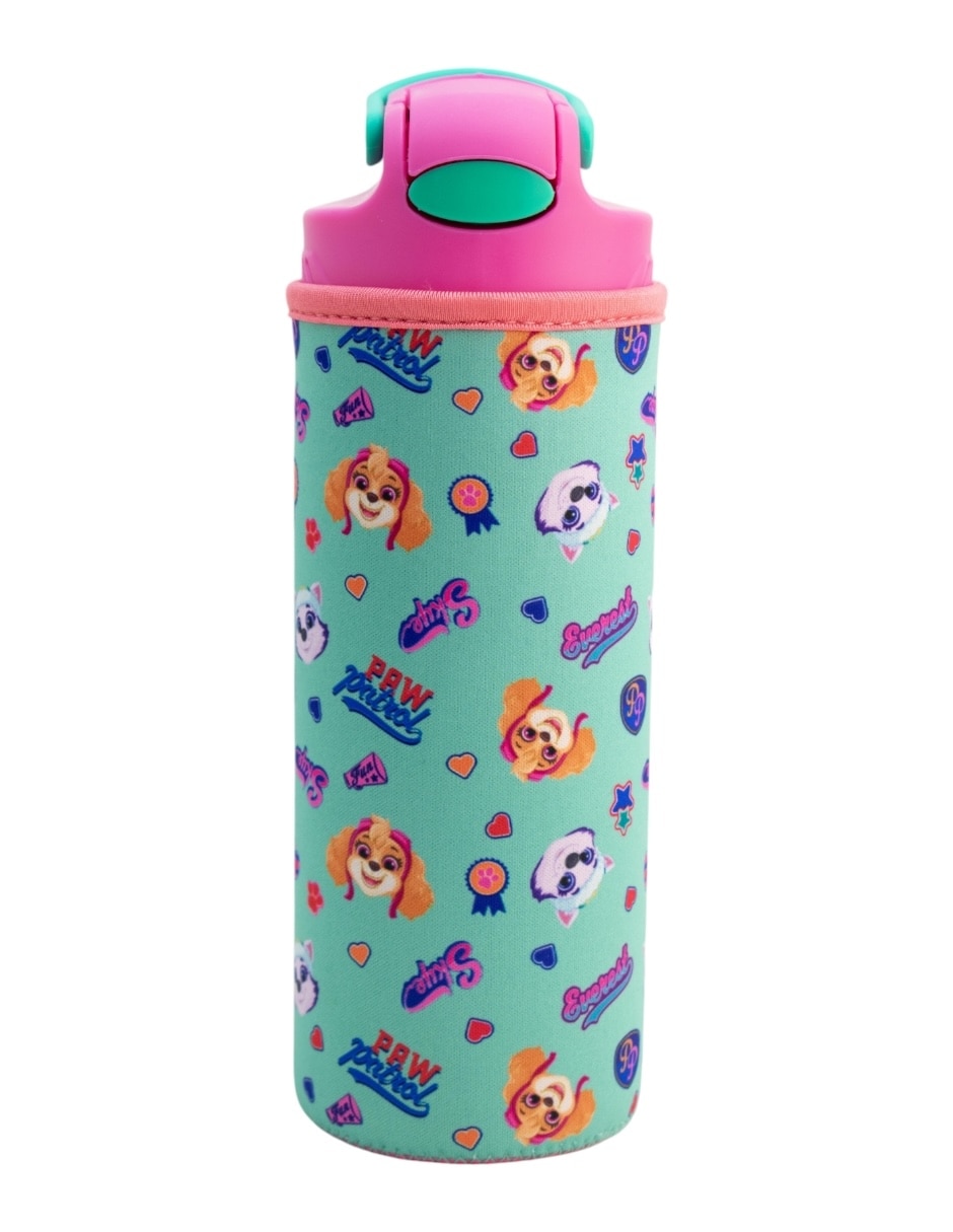 Botella de agua cachorros regalo, rosa
