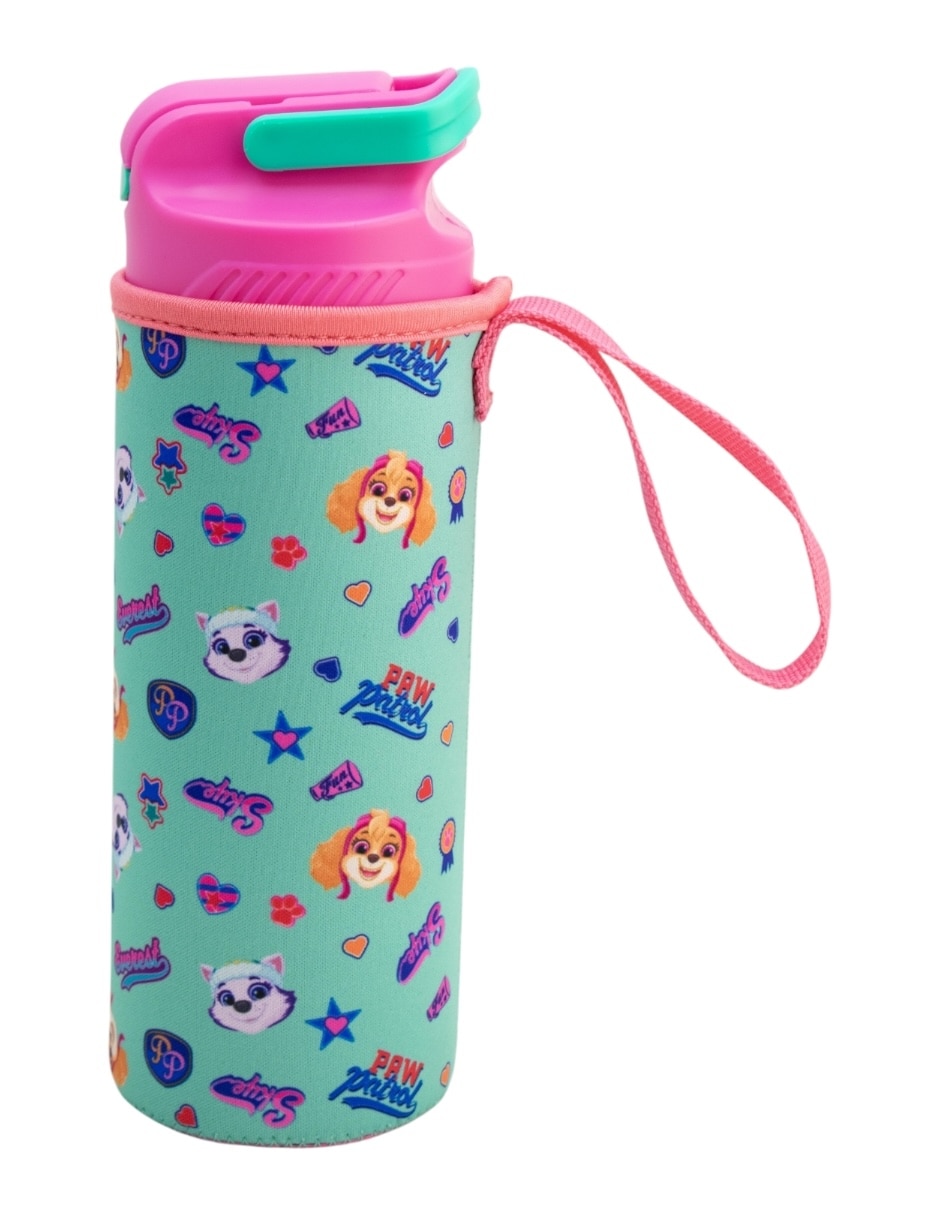 Botella de agua cachorros regalo, rosa