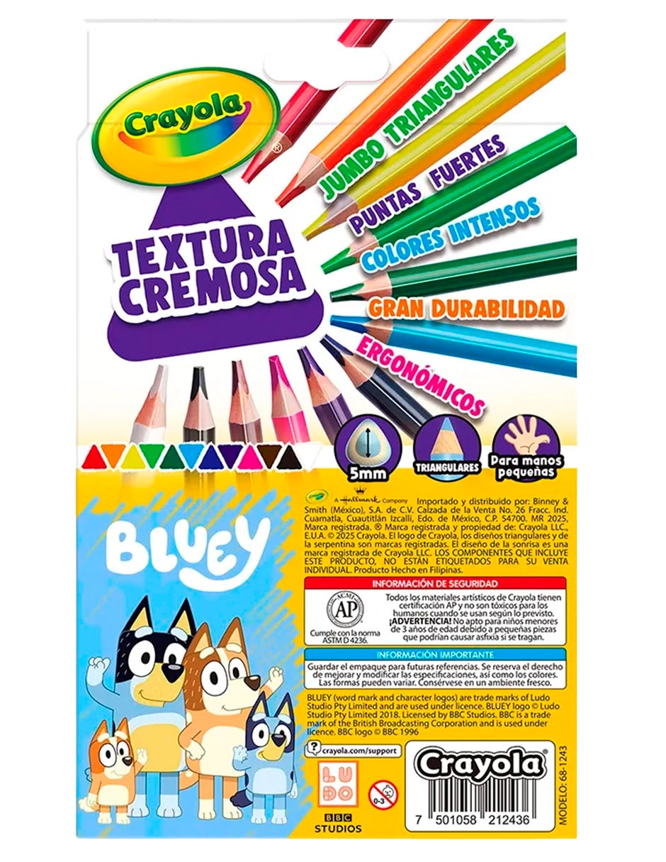 Lápices de color Bluey 3
