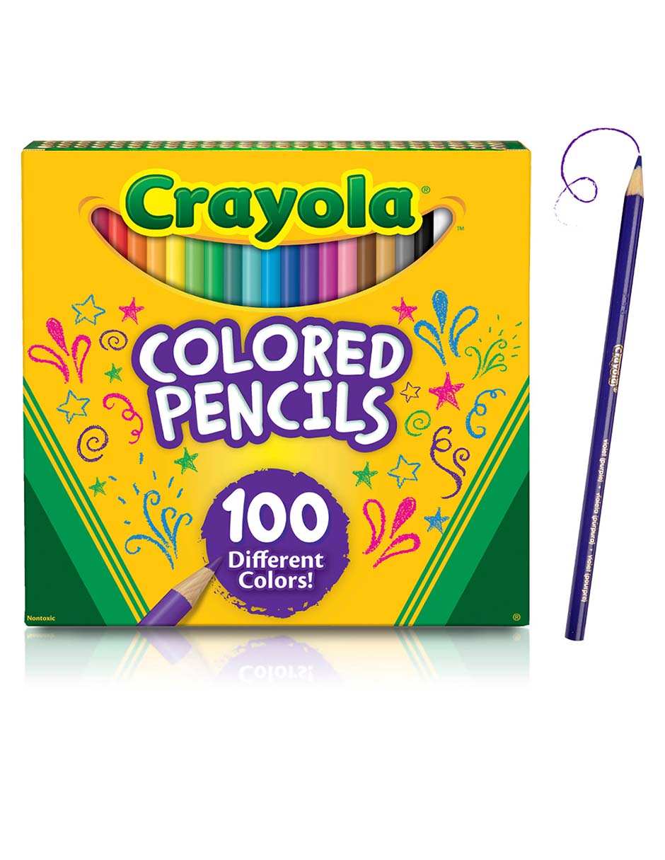 L‡pices De Color Crayola Redonda 2B 4 Piezas