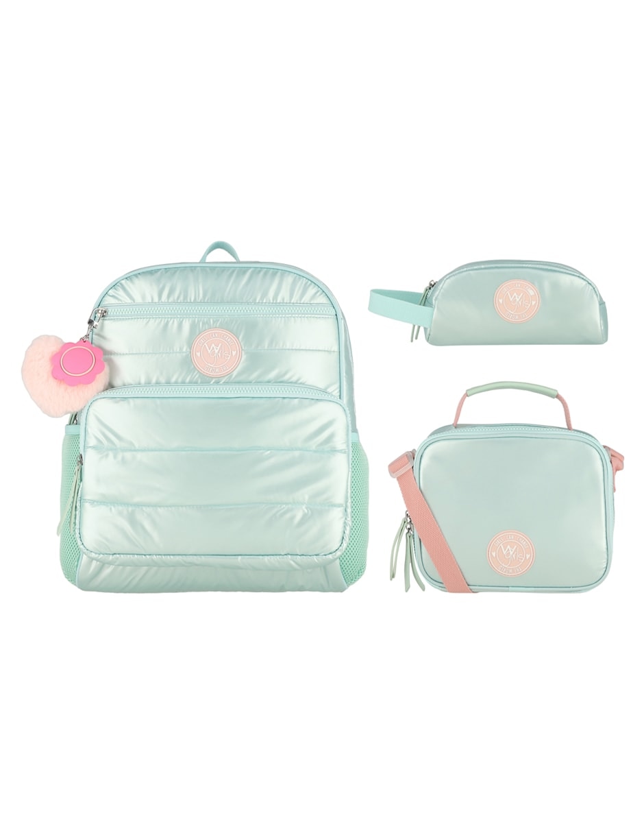 Set mochila escolar para niña 9